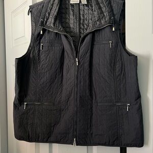 Chico's Black Quilted Women's Vest